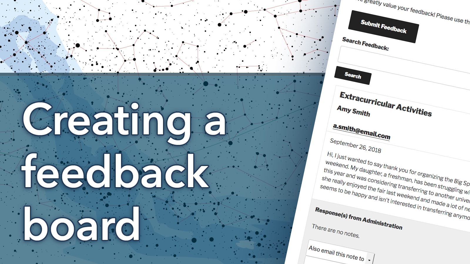 Creating a feedback board