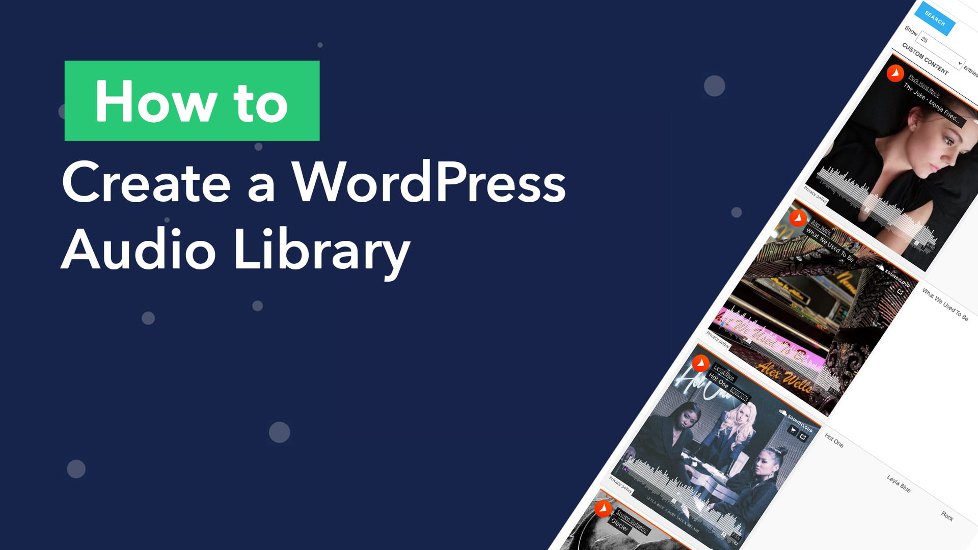 How to create a WordPress audio library