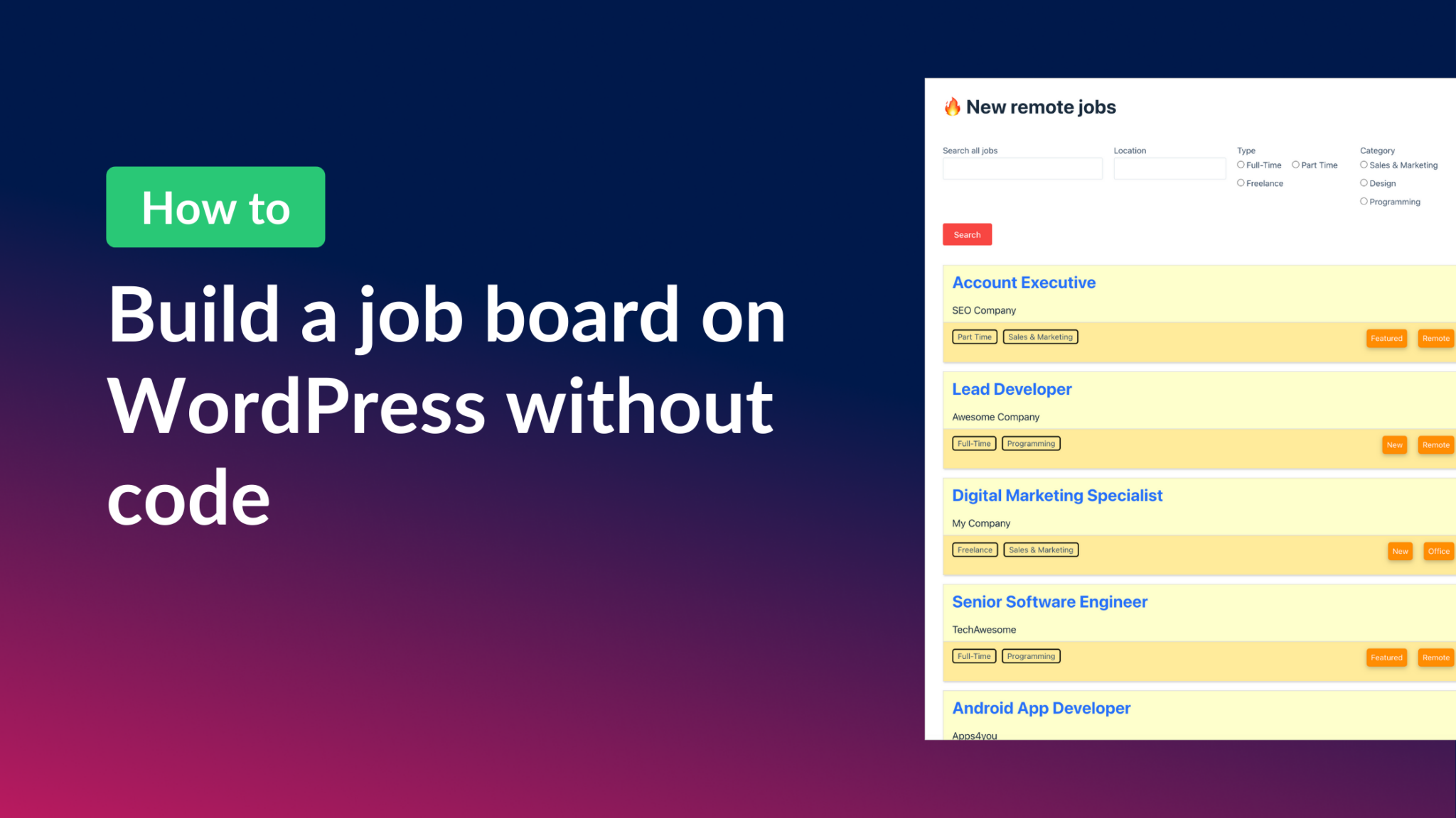 How to build a job board on WordPress using GravityView