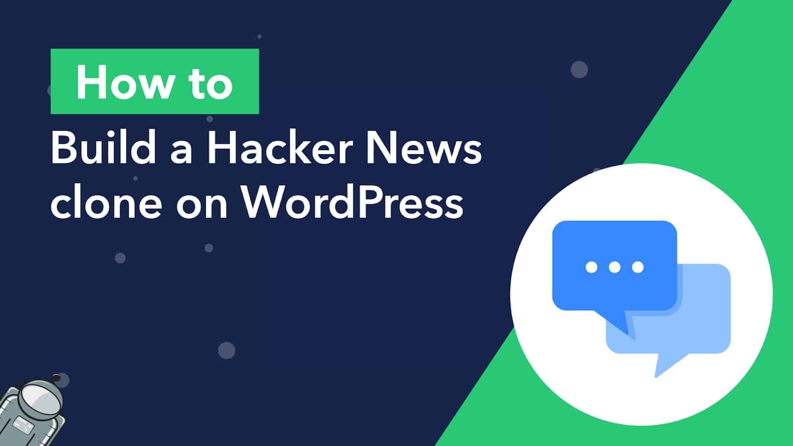 How to build a Hacker News clone on WordPress