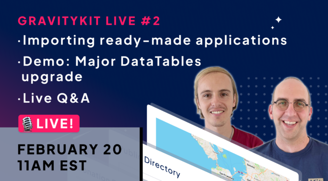 GravityKit live