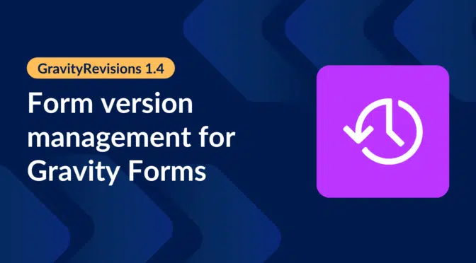 form version management for Gravity Forms