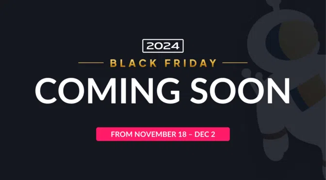 Coming soon: From November 18 - Dec 2