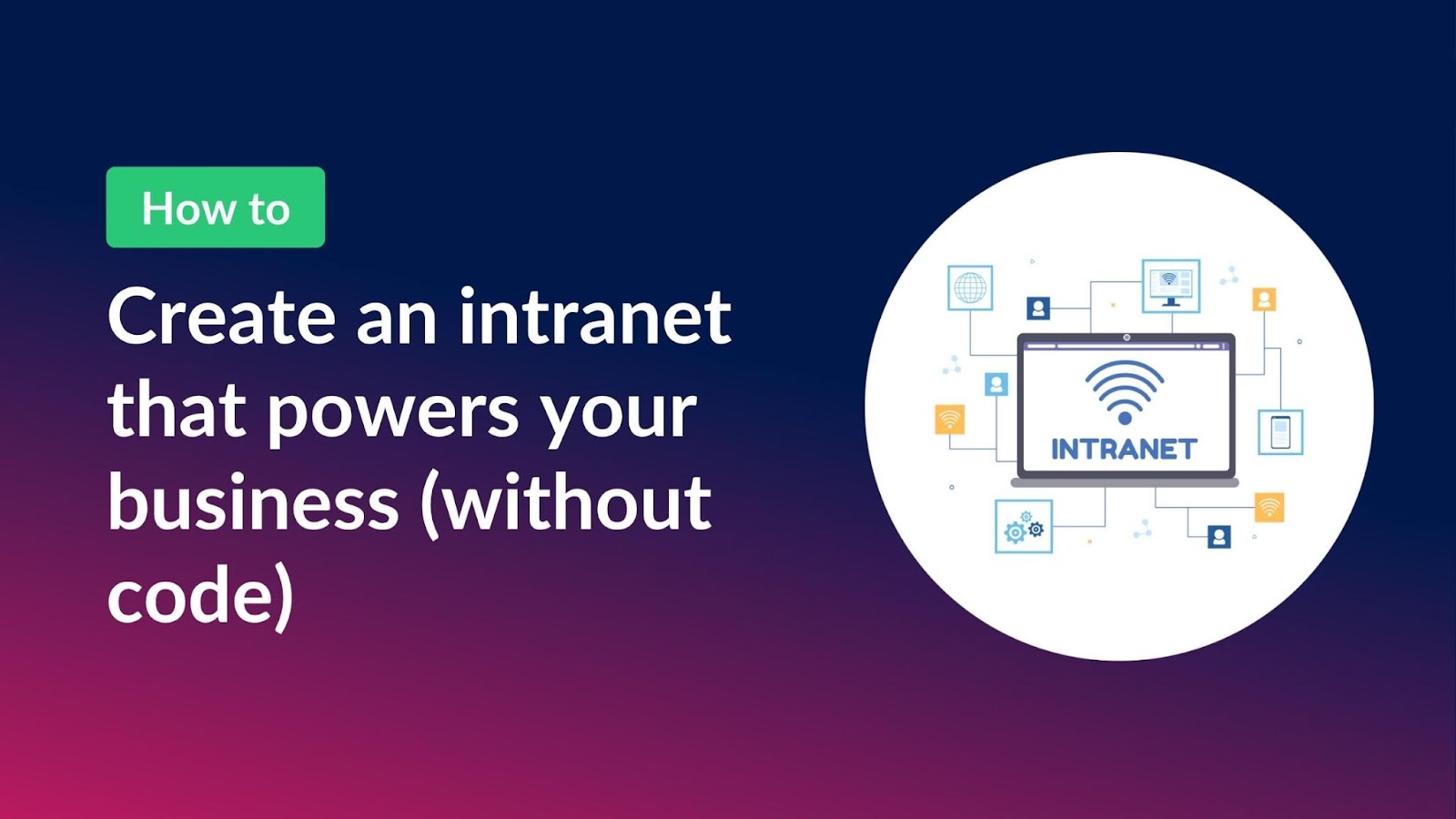 How to create an intranet that powers your business (without code)